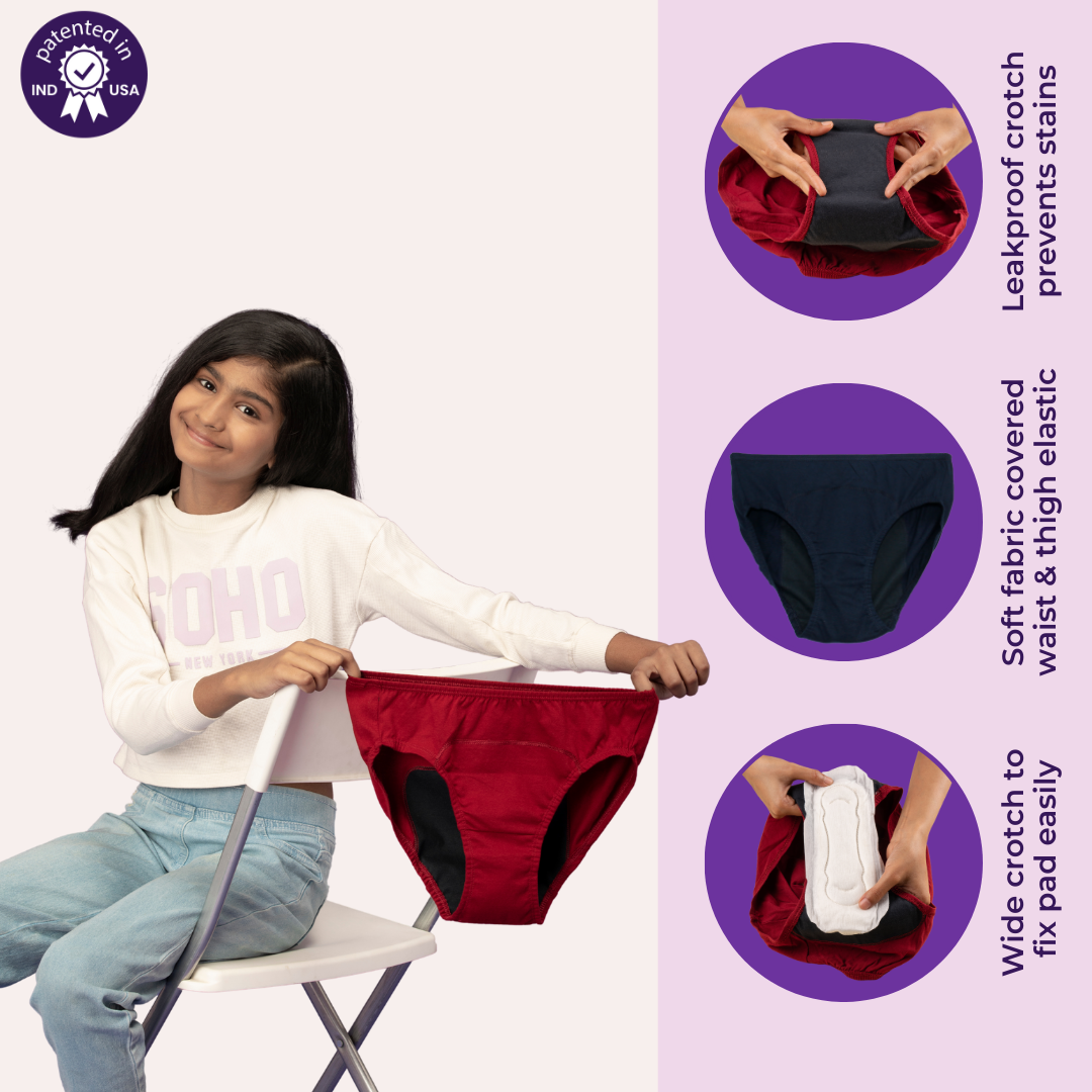 Features Of Adira Teen Panties During Periods