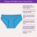 Features Of Adira Teen Cotton Panty