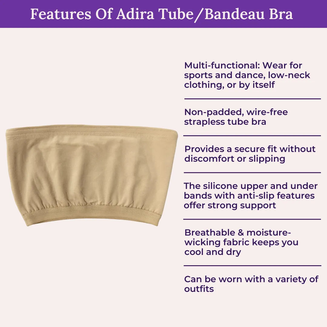 Features Of Adira Teen Tube Bra 