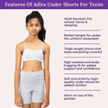 Features Of Adira Under Shorts For Teens