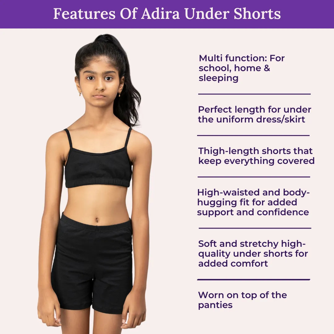 Features Of Adira Under Shorts For Teens