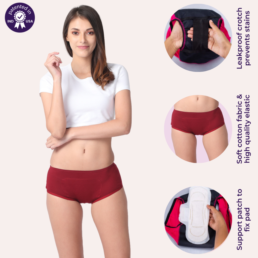 Features Of Adira Women Period Panty Reusable