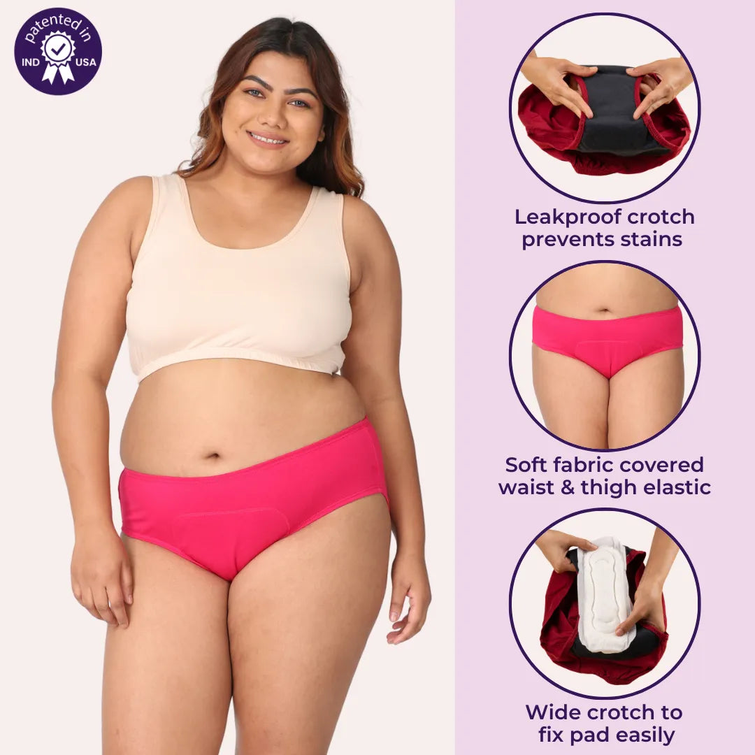 Features Of Adira Women Period Panty Reusable