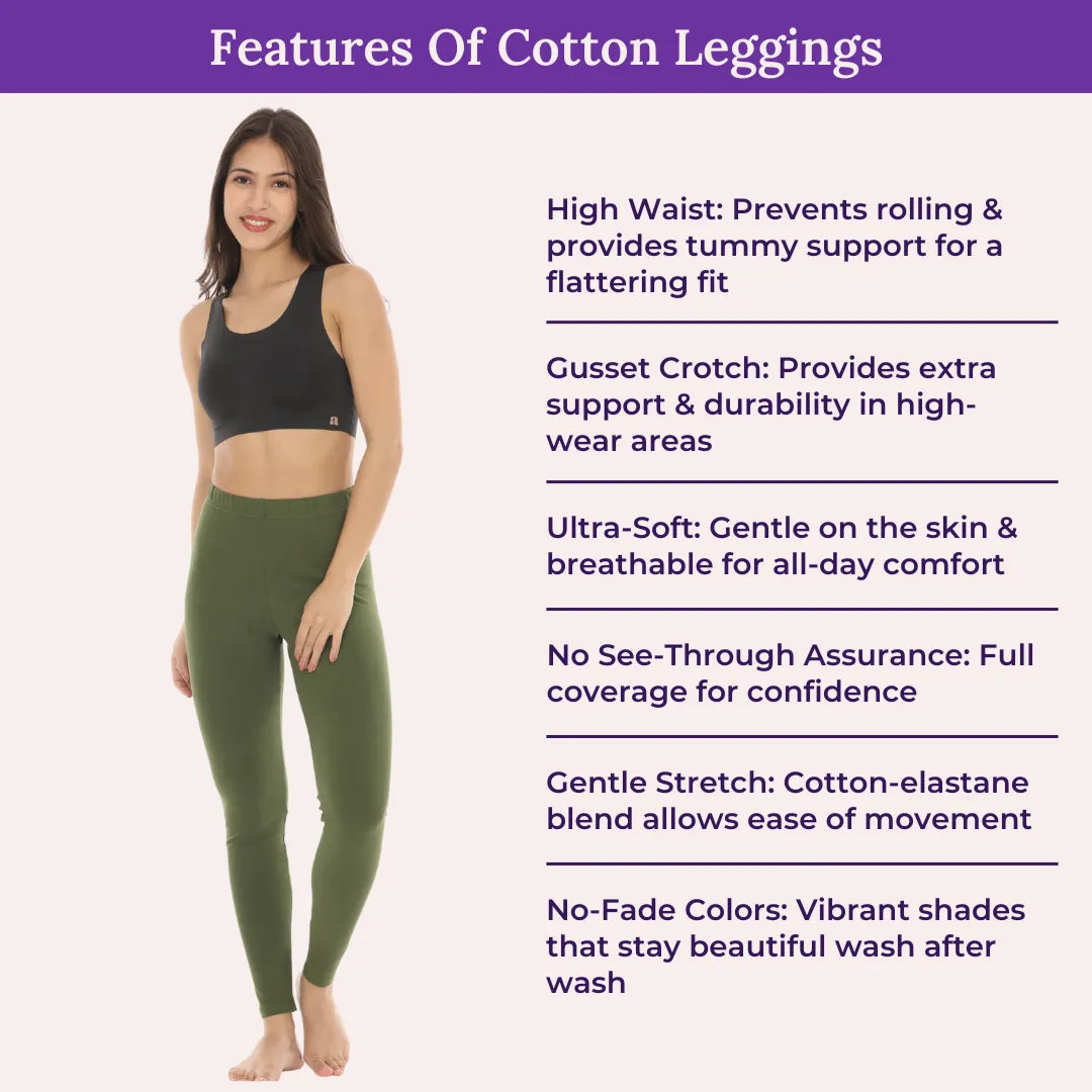 Features Of Cotton Leggings