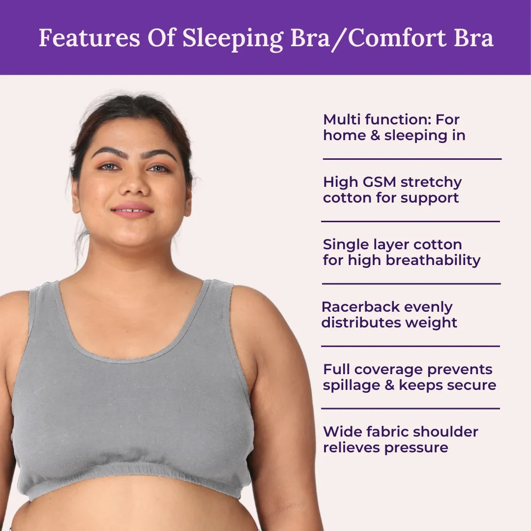 Plus Size Sleeping Bra / Plus Size Comfort Bra