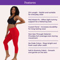 Features Of 3/4 Cotton Leggings