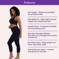 Features Of 3/4 Cotton Leggings