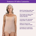 Features Of Adira Camisole Adjustable Strap