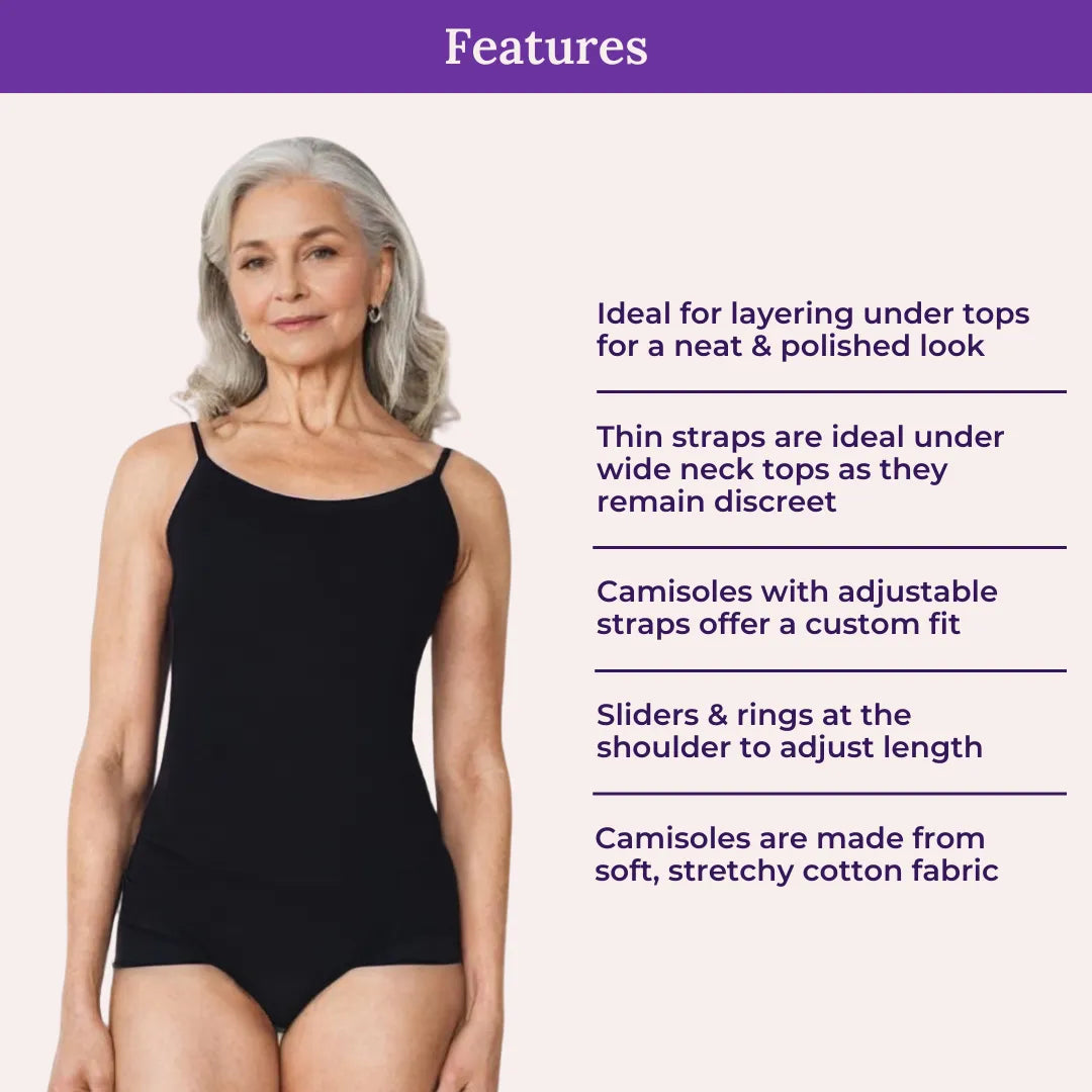 Features Of Adira Camisole Adjustable Strap
