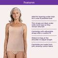 Features Of Adira Camisole Adjustable Strap