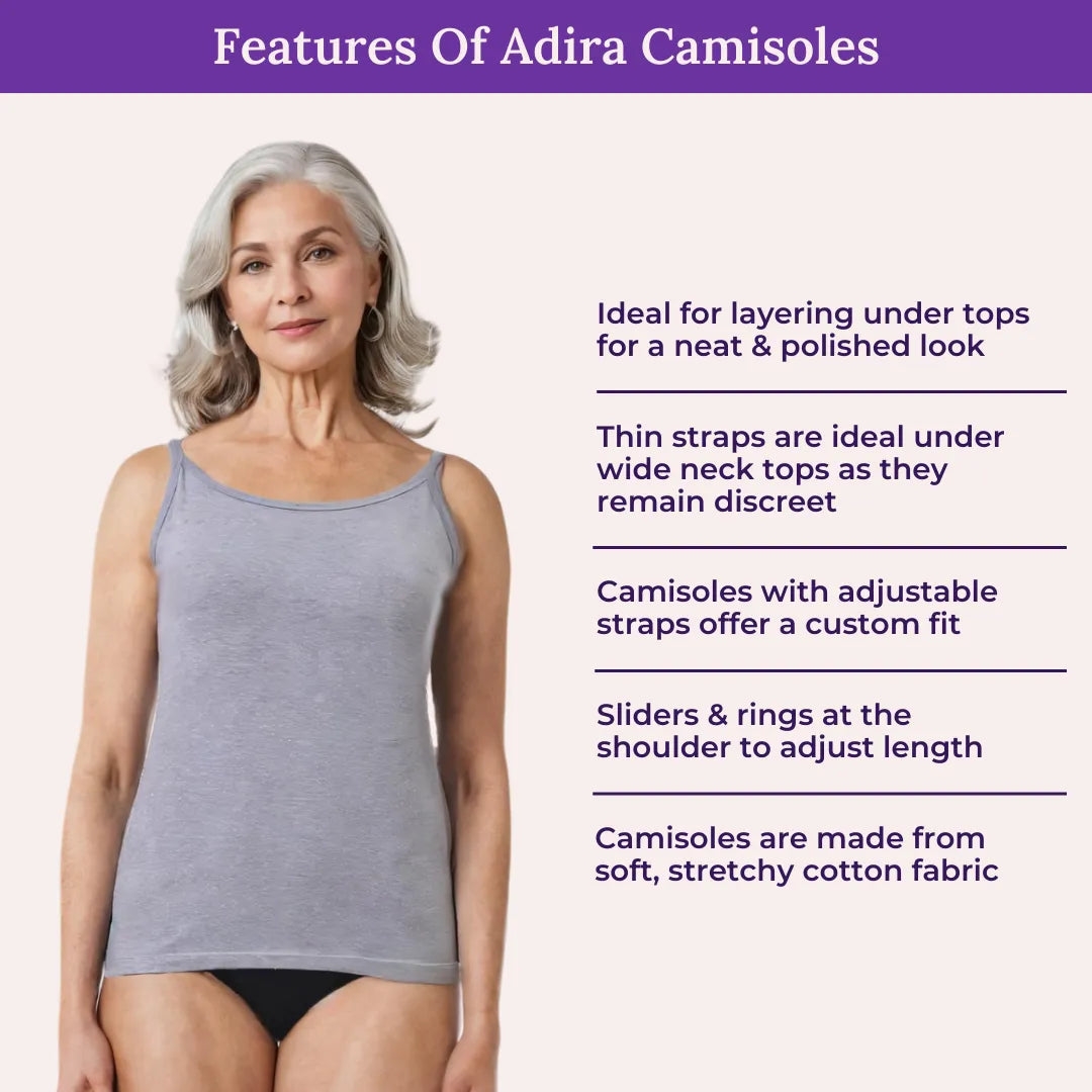 Features Of Adira Camisole Adjustable Strap