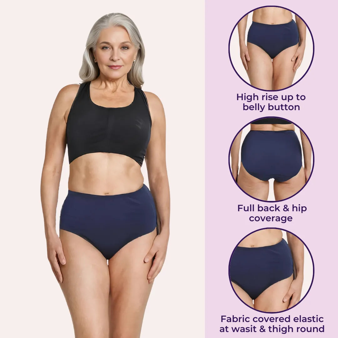 Older Women Cotton Briefs Multi Color Pack Of 6