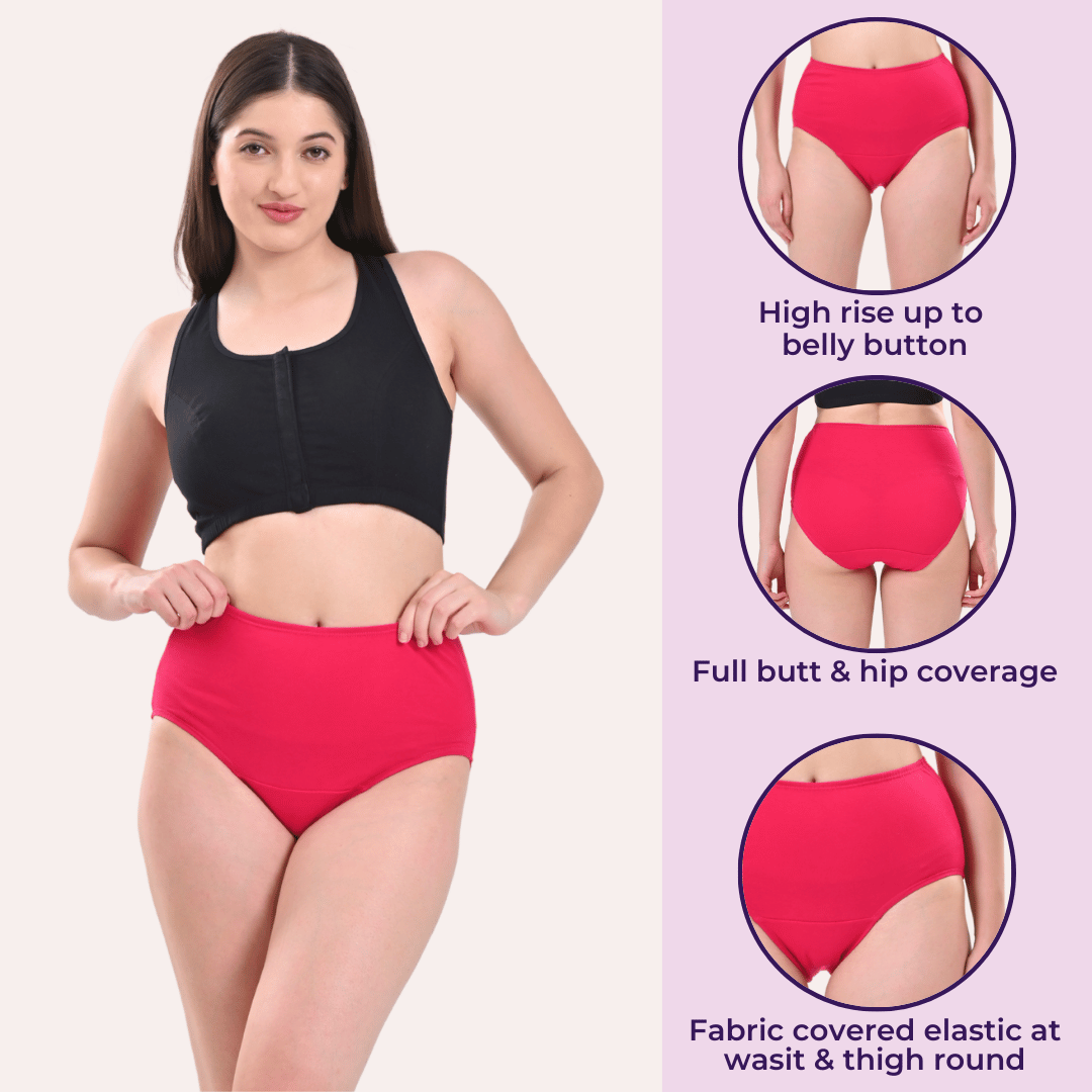 Features Of Adira High Waist Cotton Panties