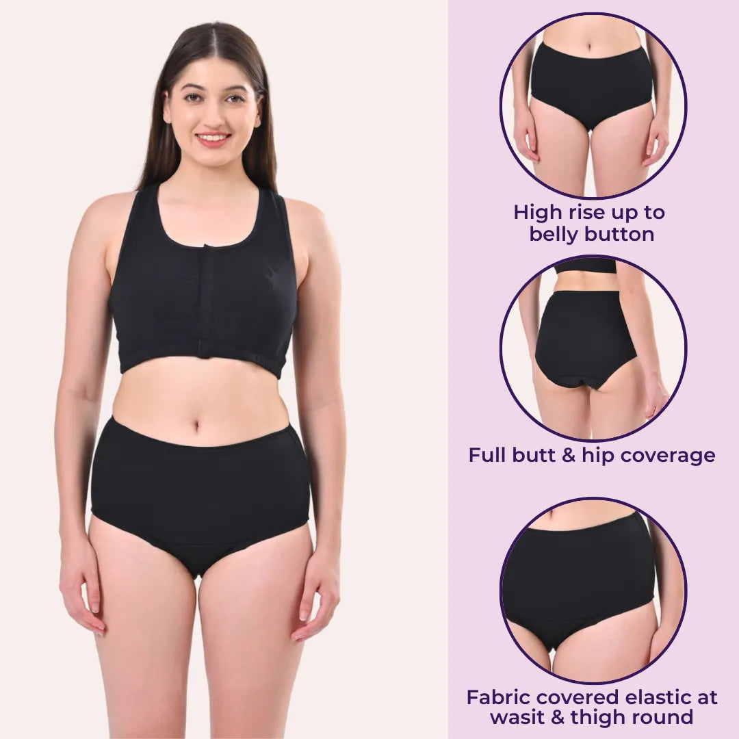  High Waisted Panties Black