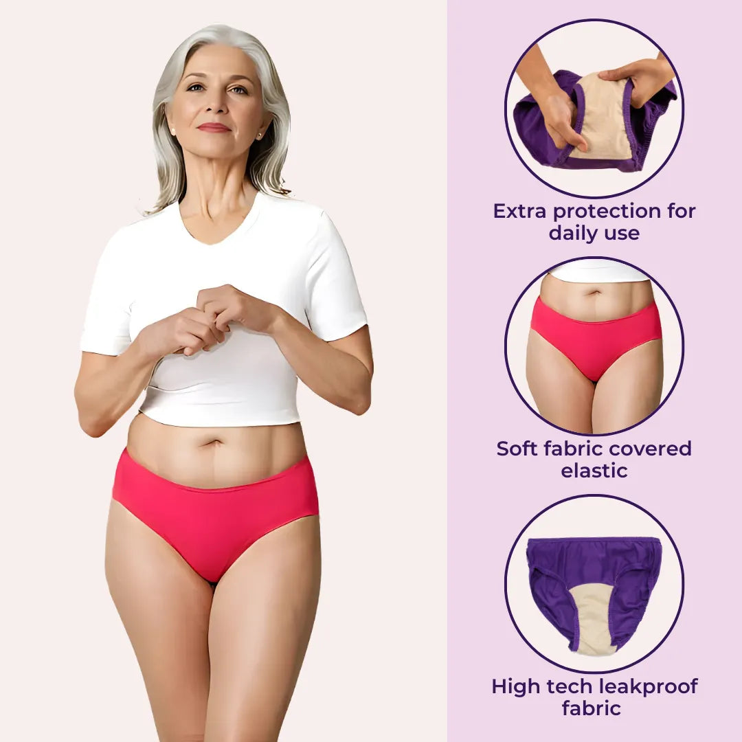 Features Of Adira Leakproof Panty For Seniors