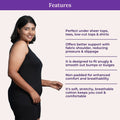 Features Of Adira Plus Size Camisole Wider Fabric