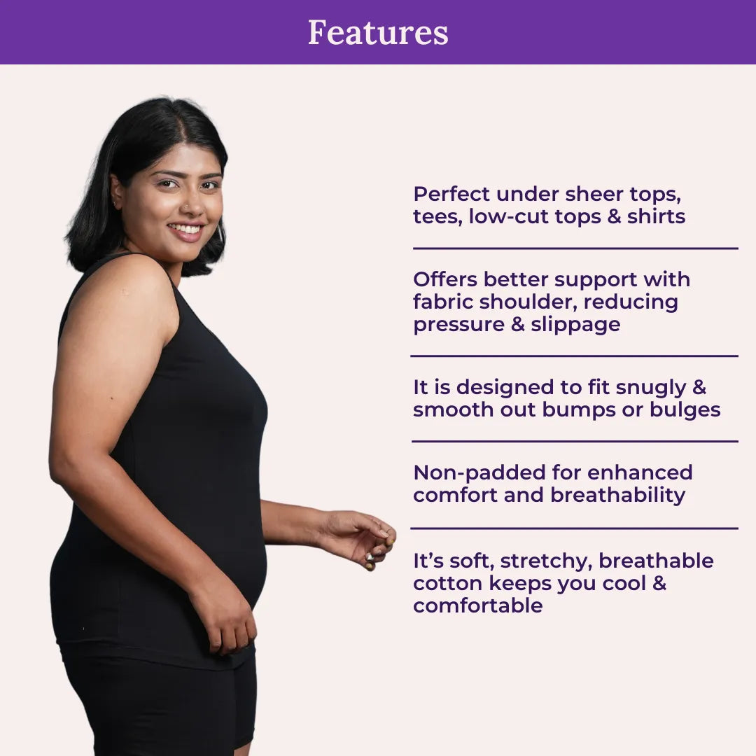 Features Of Adira Plus Size Camisole Wider Fabric