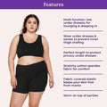 Features Of Adira Plus Size Under Shorts