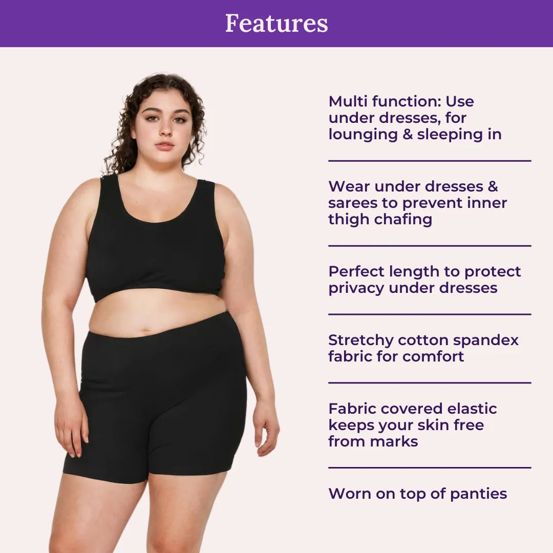Features Of Adira Plus Size Under Shorts