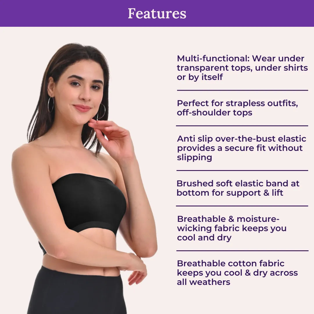 Features Of Adira Tube Bra