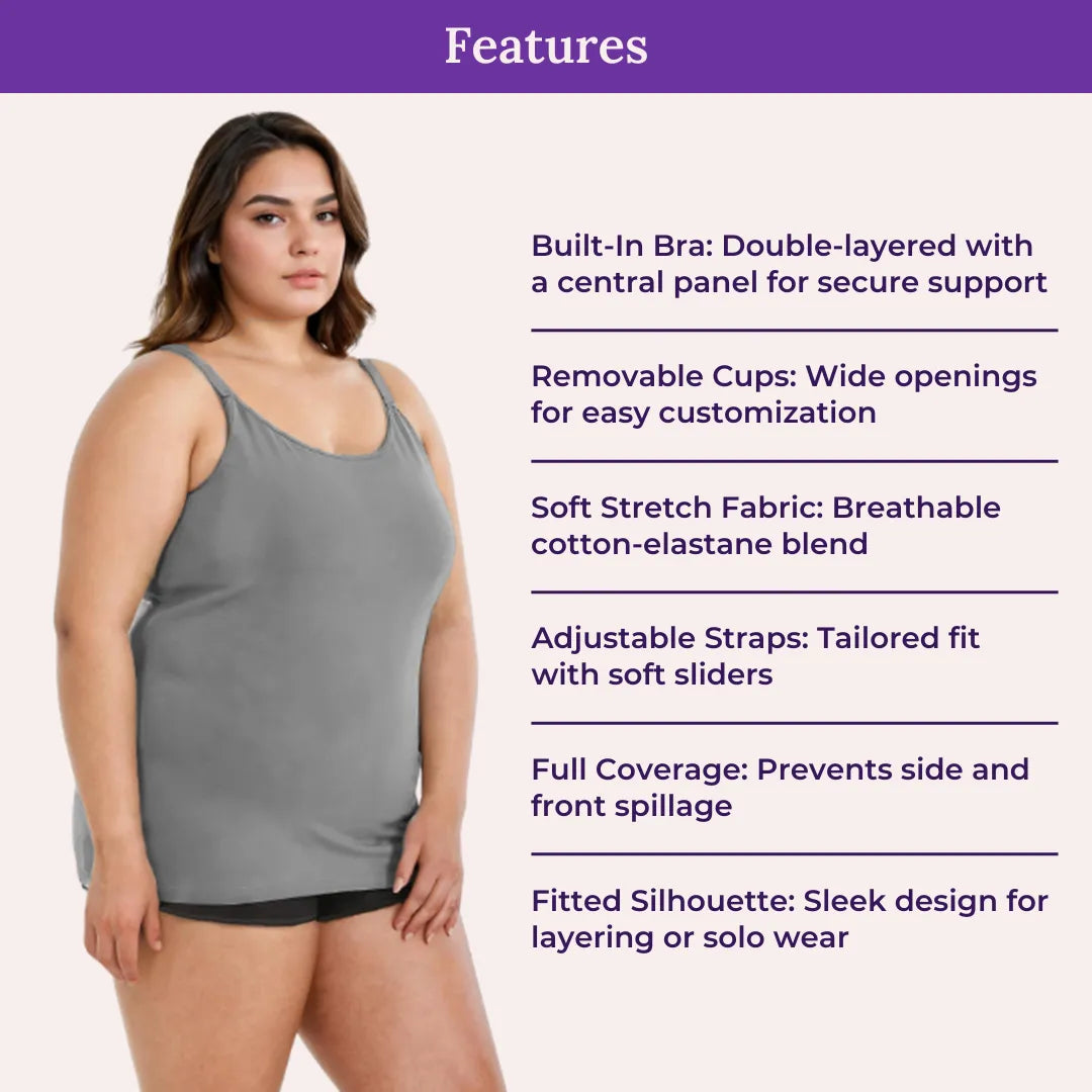Features Of Best Camisole With Built In Bra For Large Breasts