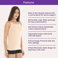 Features Of Built In Bra Camisole