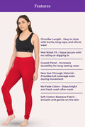 _Churidar Leggings for woman -red color