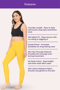 Churidar Leggings for woman -yellow color