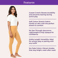 Features Of Cotton Leggings - Carmel