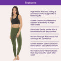 Features Of Cotton Leggings Green