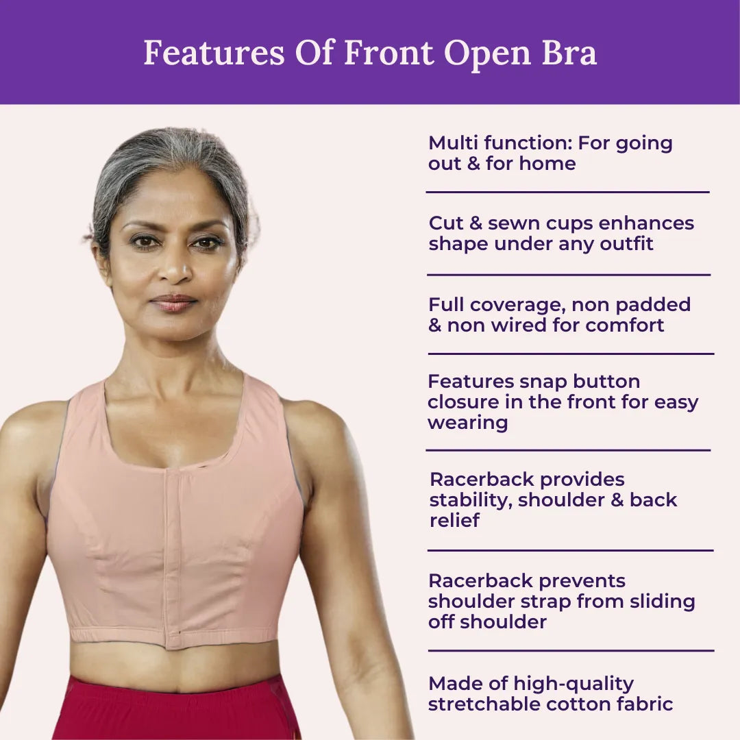 Features Of Front Open Bra For Elderly 