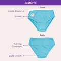 Features Of Girls Inner Elastic Panties