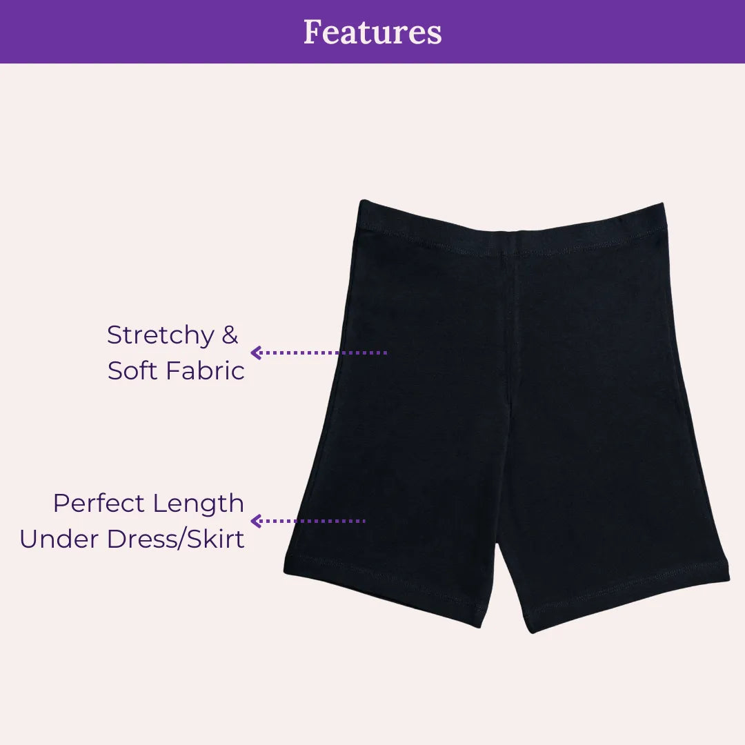 Shorts Under Frock Grey Pack Of 5
