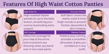 Features Of Adira High Waist Cotton Panties