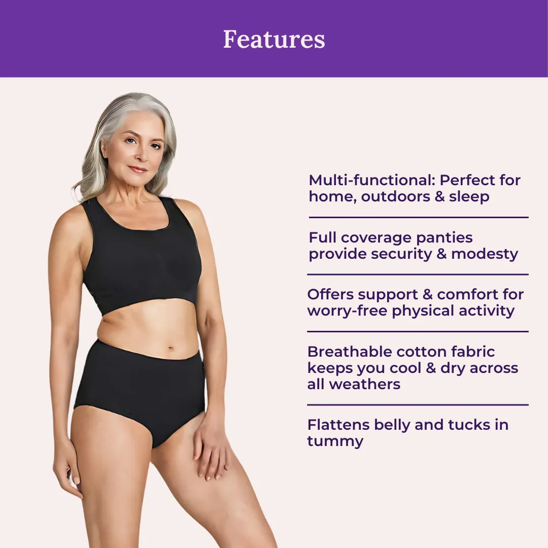 Features Of High Waist Cotton Panties For Elderly
