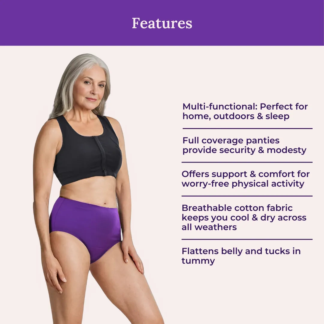 Features Of High Waist Cotton Panties For Elderly