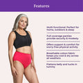Features Of High Waist Cotton Panties For Elderly