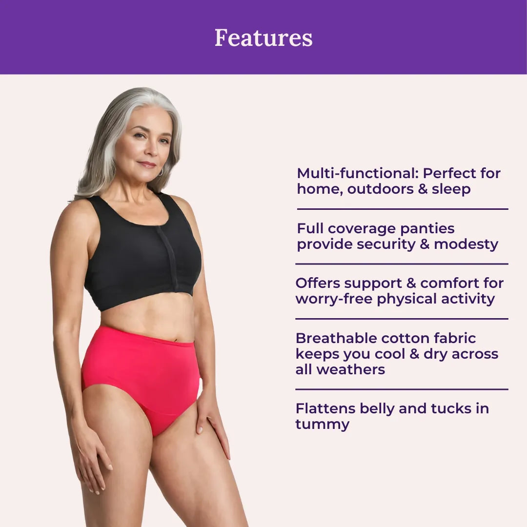 Features Of High Waist Cotton Panties For Elderly