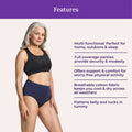 Features Of High Waist Cotton Panties For Elderly