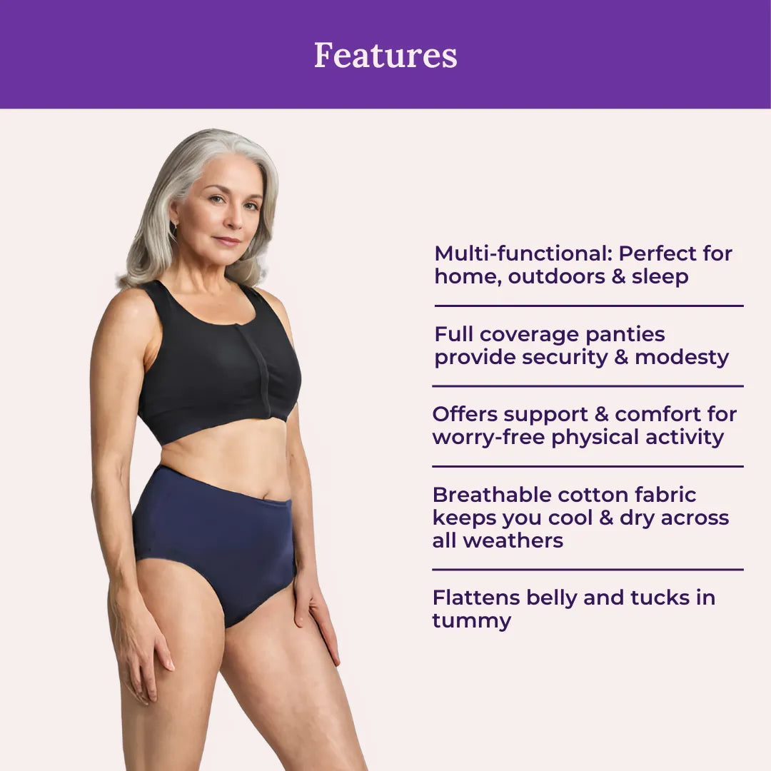 Features Of High Waist Cotton Panties For Elderly
