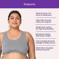 Features Of Plus Size Sleep Bra Plus Size Lounge Bra