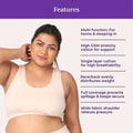 Features Of Plus Size Sleep Bra Plus Size Lounge Bra
