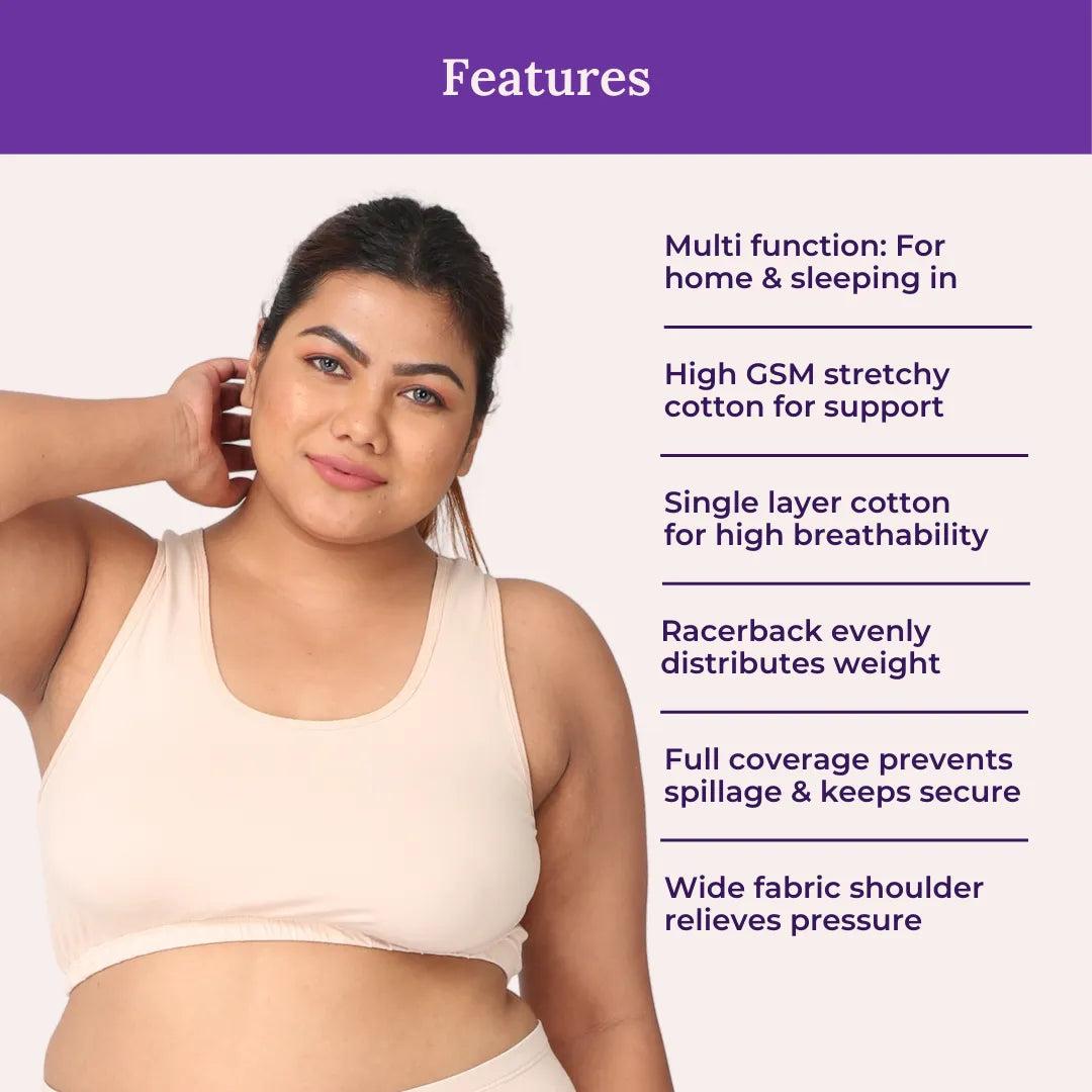 Features Of Plus Size Sleep Bra Plus Size Lounge Bra