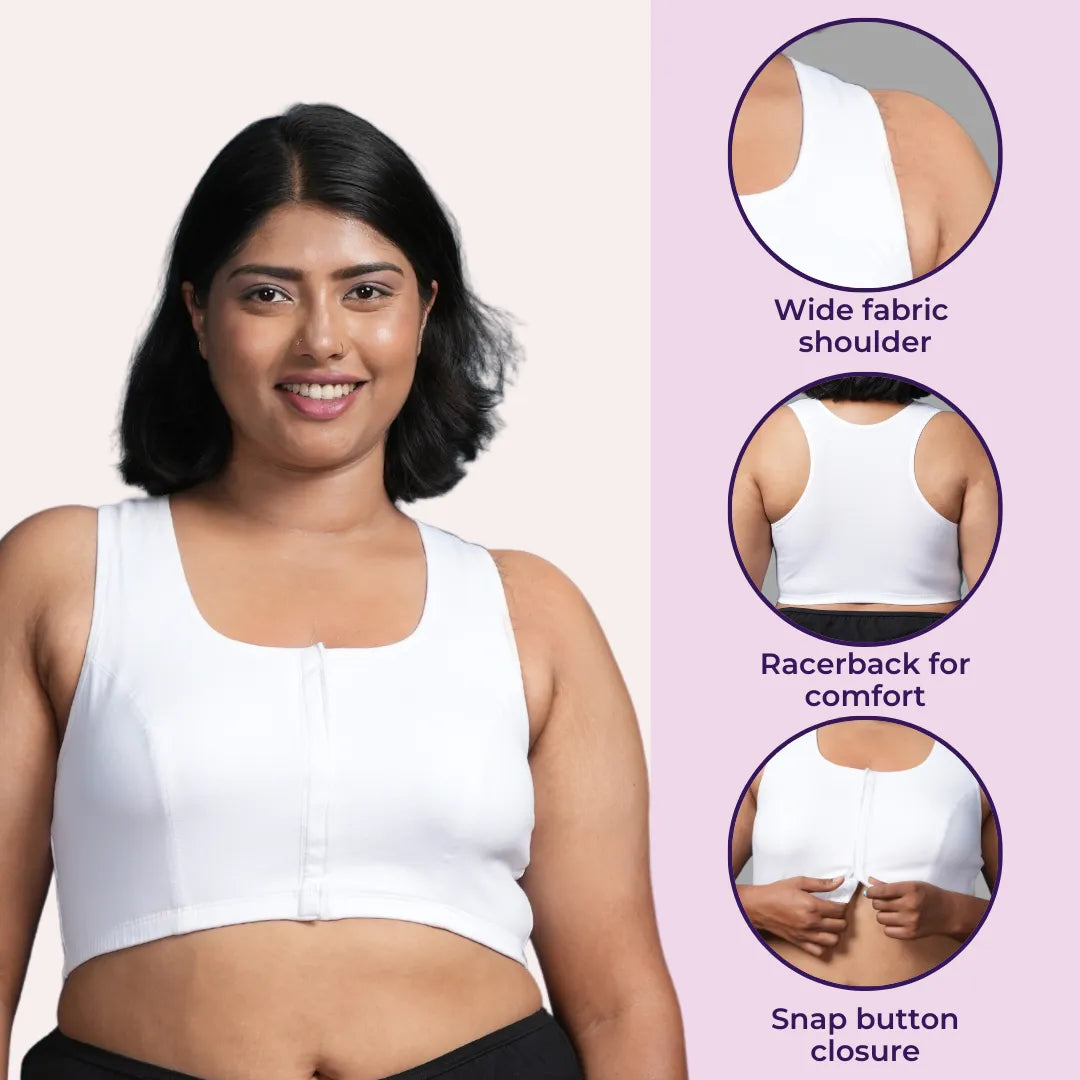 Front Open Non Padded Bra Features