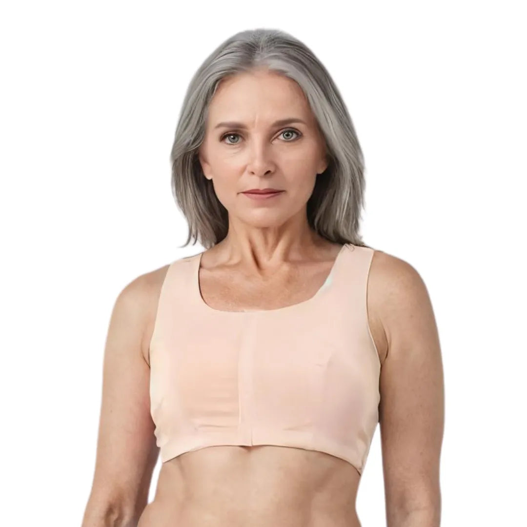 Crop top bras for elderly sales
