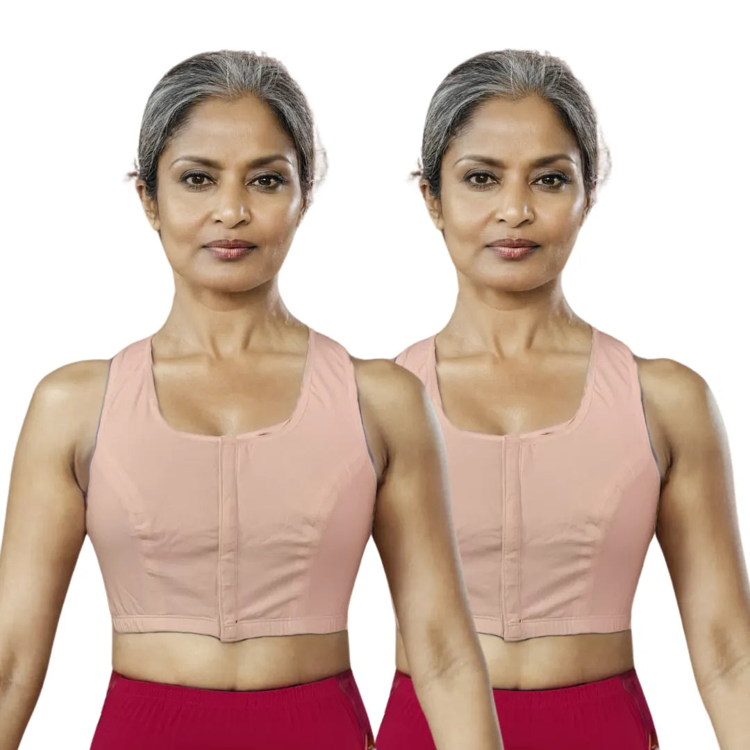 Front Closure Bras For Seniors Skin Pack Of 2