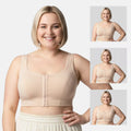 Front Hook Bra For Plus Size Women Skin Pack Of 3
