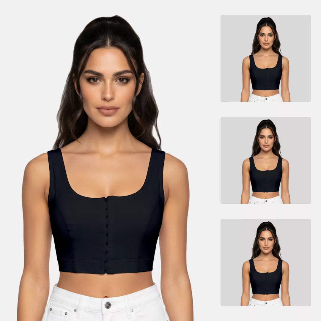 Front Open Bras Black Pack Of 3
