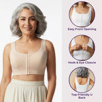Front Open Hook And Eye Bra Features