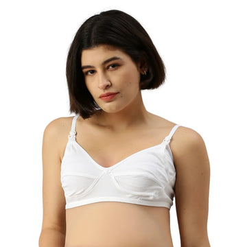 Full Coverage Nursing Bra White Pack Of 1